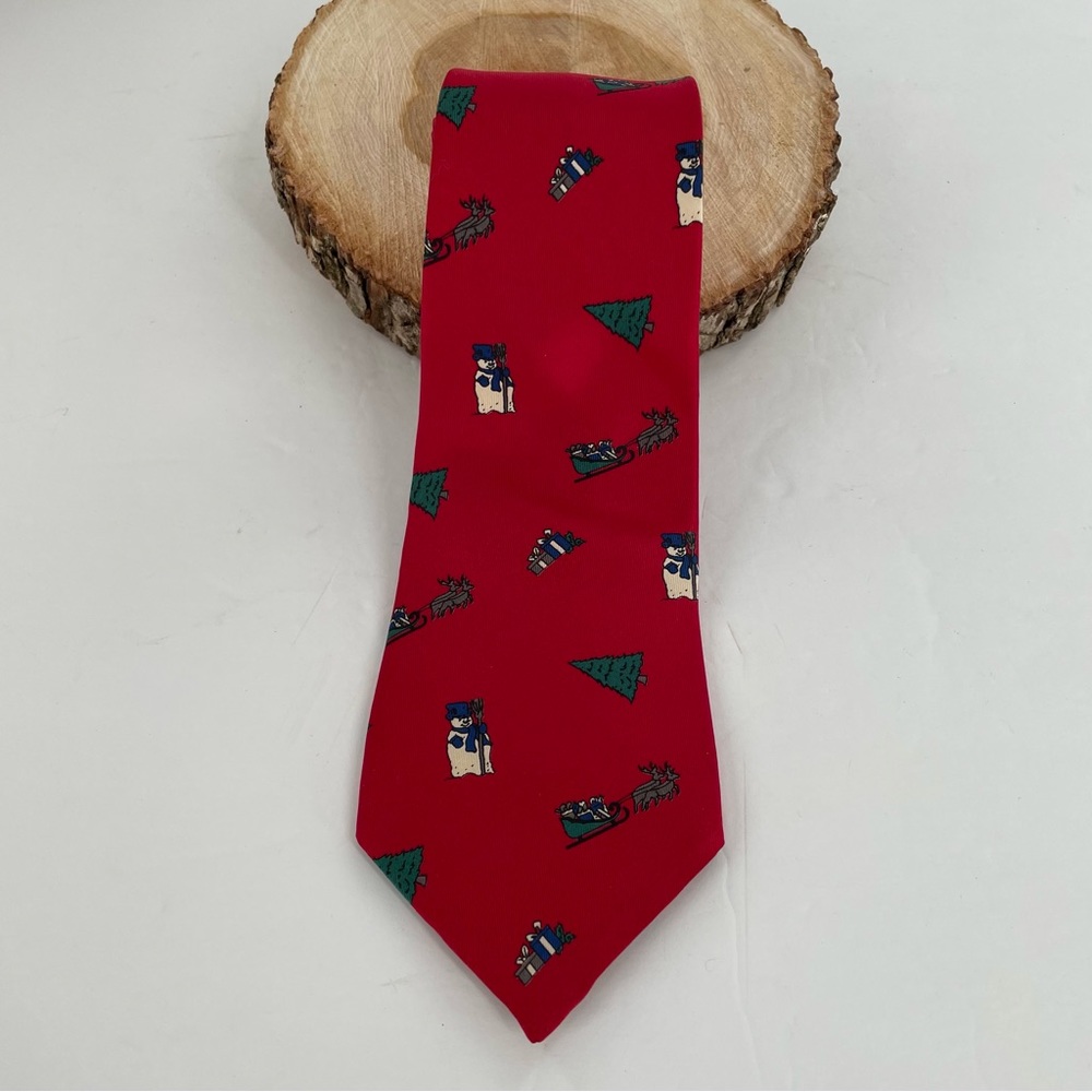 Wembley Silk Christmas Tie